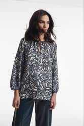 LIGHT PRINTED TWILL MARNE BLOUSE
